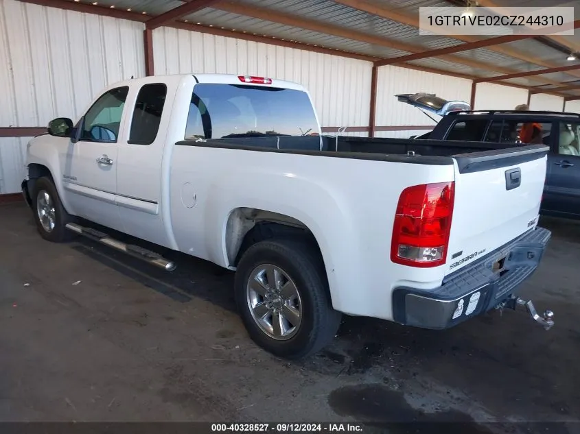 2012 GMC Sierra C1500 Sle VIN: 1GTR1VE02CZ244310 Lot: 40328527