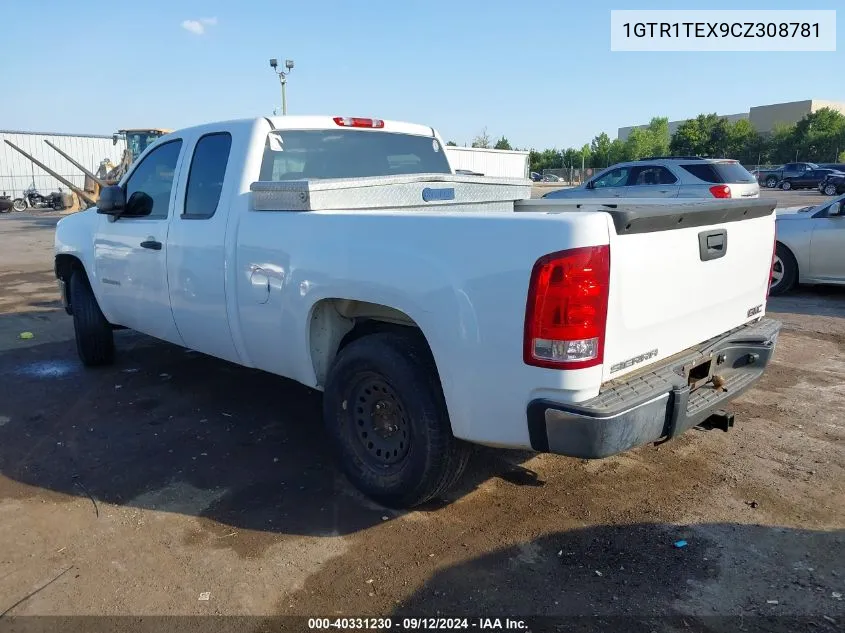 2012 GMC Sierra 1500 Work Truck VIN: 1GTR1TEX9CZ308781 Lot: 40331230