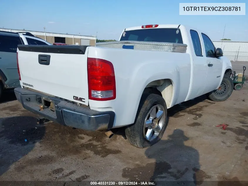 2012 GMC Sierra 1500 Work Truck VIN: 1GTR1TEX9CZ308781 Lot: 40331230