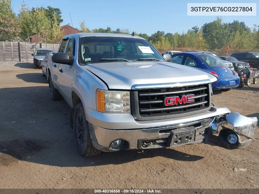 2012 GMC Sierra 1500 Sle VIN: 3GTP2VE76CG227804 Lot: 40336558