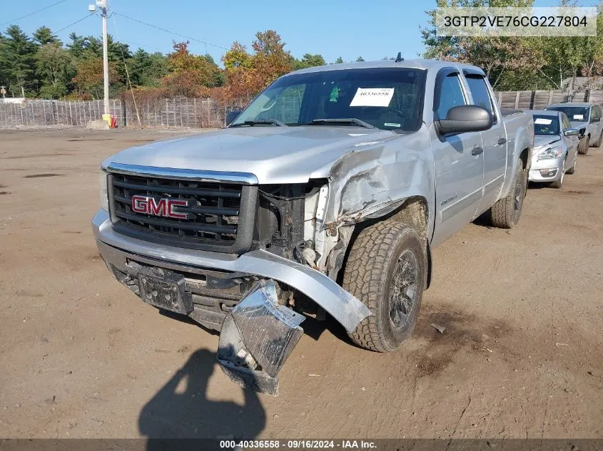 2012 GMC Sierra 1500 Sle VIN: 3GTP2VE76CG227804 Lot: 40336558