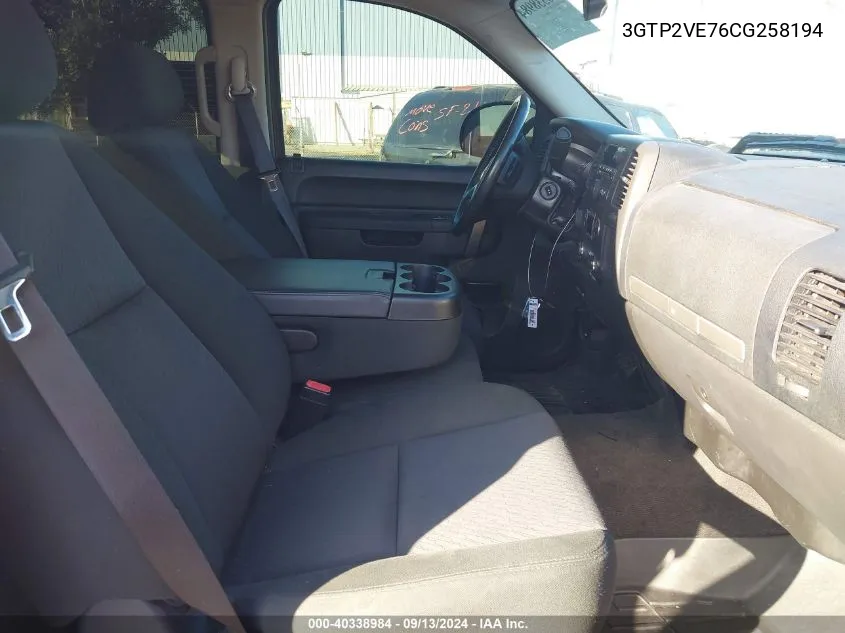 3GTP2VE76CG258194 2012 GMC Sierra 1500 Sle