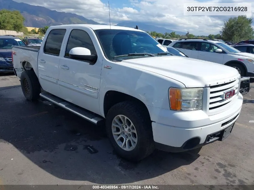 3GTP2VE72CG216928 2012 GMC Sierra 1500 Sle