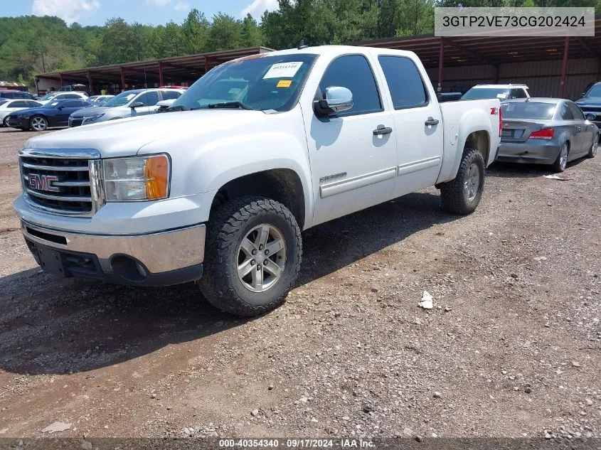 3GTP2VE73CG202424 2012 GMC Sierra 1500 Sle