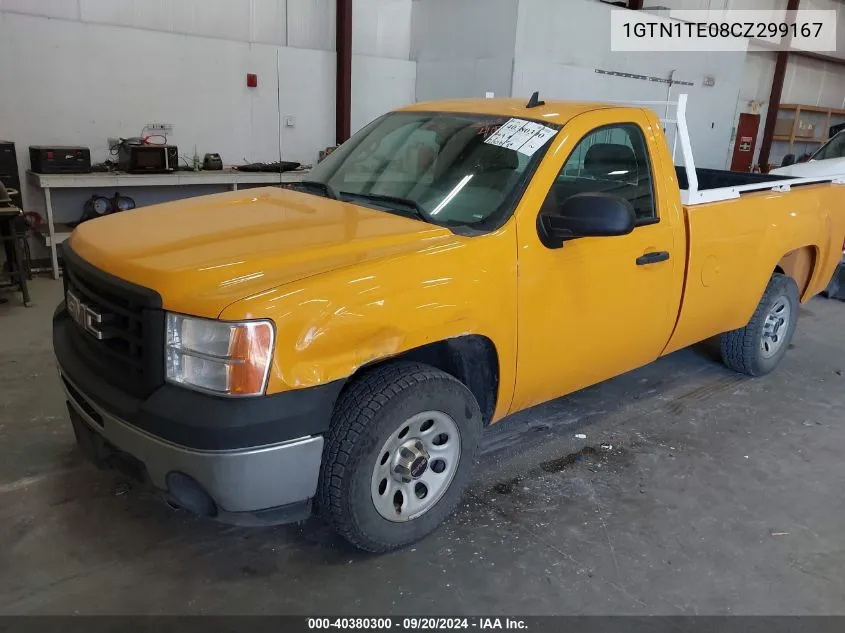 2012 GMC Sierra 1500 Work Truck VIN: 1GTN1TE08CZ299167 Lot: 40380300