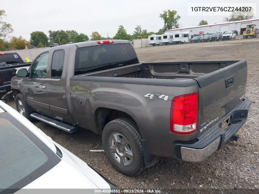 1GTR2VE76CZ244207 2012 GMC Sierra 1500 Sle