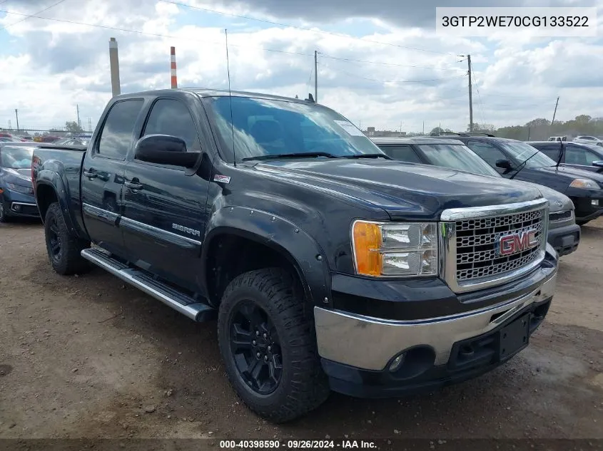 2012 GMC Sierra 1500 Slt VIN: 3GTP2WE70CG133522 Lot: 40398590