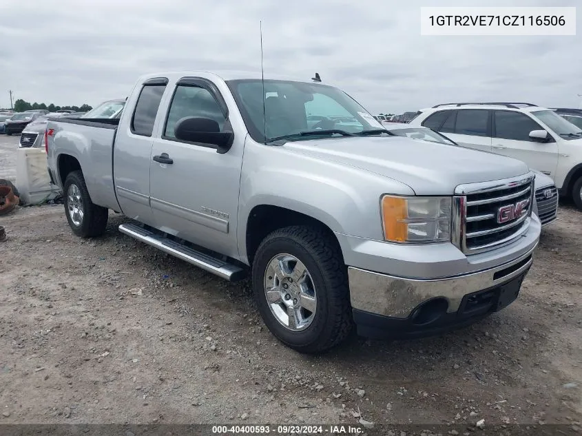 2012 GMC Sierra 1500 Sle VIN: 1GTR2VE71CZ116506 Lot: 40400593