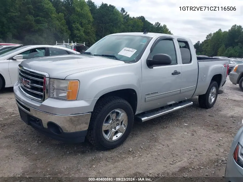 2012 GMC Sierra 1500 Sle VIN: 1GTR2VE71CZ116506 Lot: 40400593