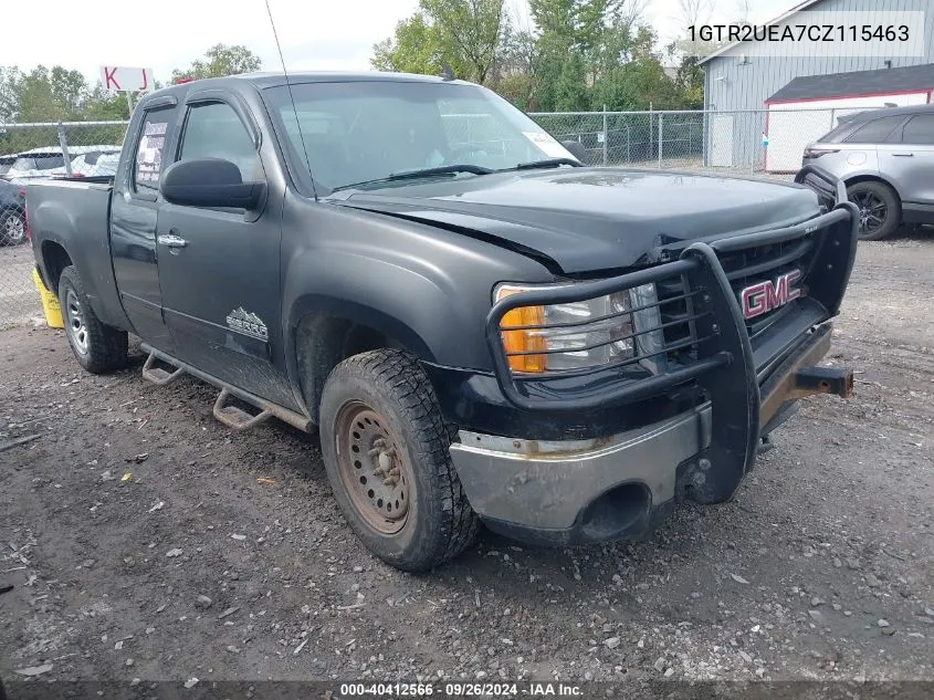 2012 GMC Sierra 1500 Sl VIN: 1GTR2UEA7CZ115463 Lot: 40412566