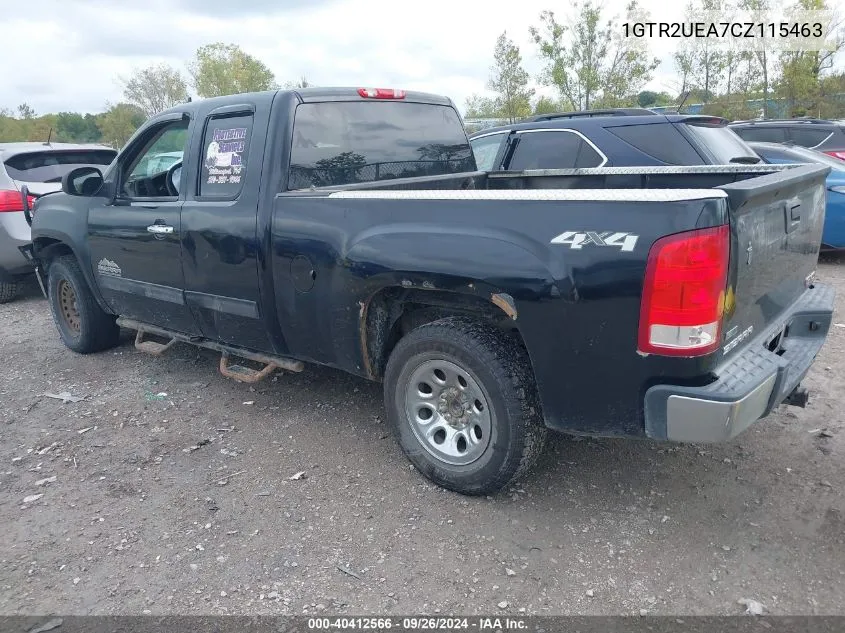 1GTR2UEA7CZ115463 2012 GMC Sierra 1500 Sl