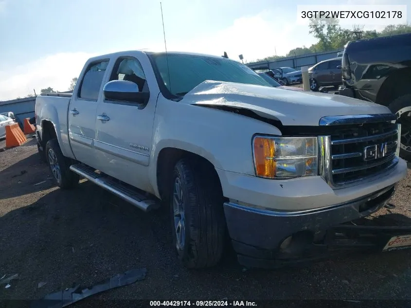 3GTP2WE7XCG102178 2012 GMC Sierra 1500 Slt