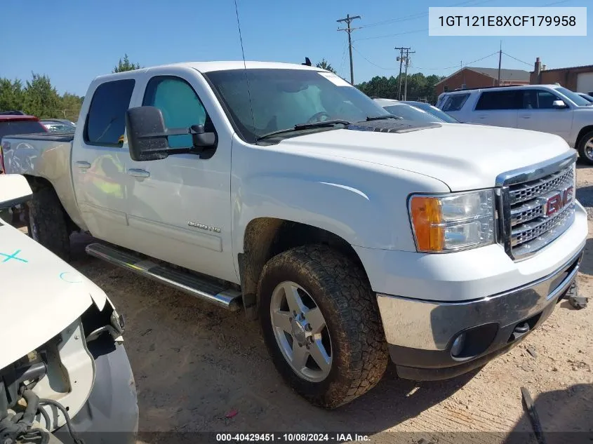 2012 GMC Sierra K2500 Slt VIN: 1GT121E8XCF179958 Lot: 40429451