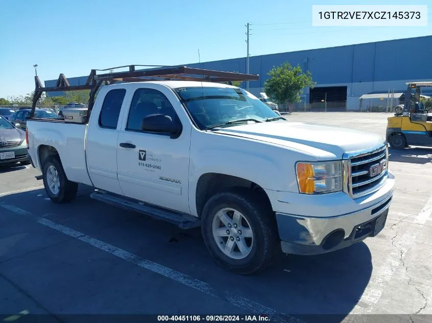 2012 GMC Sierra 1500 Sle VIN: 1GTR2VE7XCZ145373 Lot: 40451106