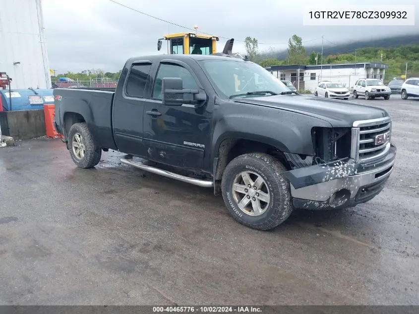 1GTR2VE78CZ309932 2012 GMC Sierra 1500 Sle