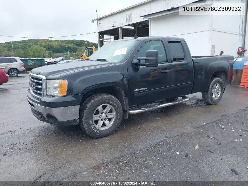 1GTR2VE78CZ309932 2012 GMC Sierra 1500 Sle