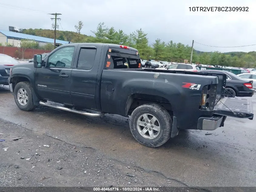 1GTR2VE78CZ309932 2012 GMC Sierra 1500 Sle