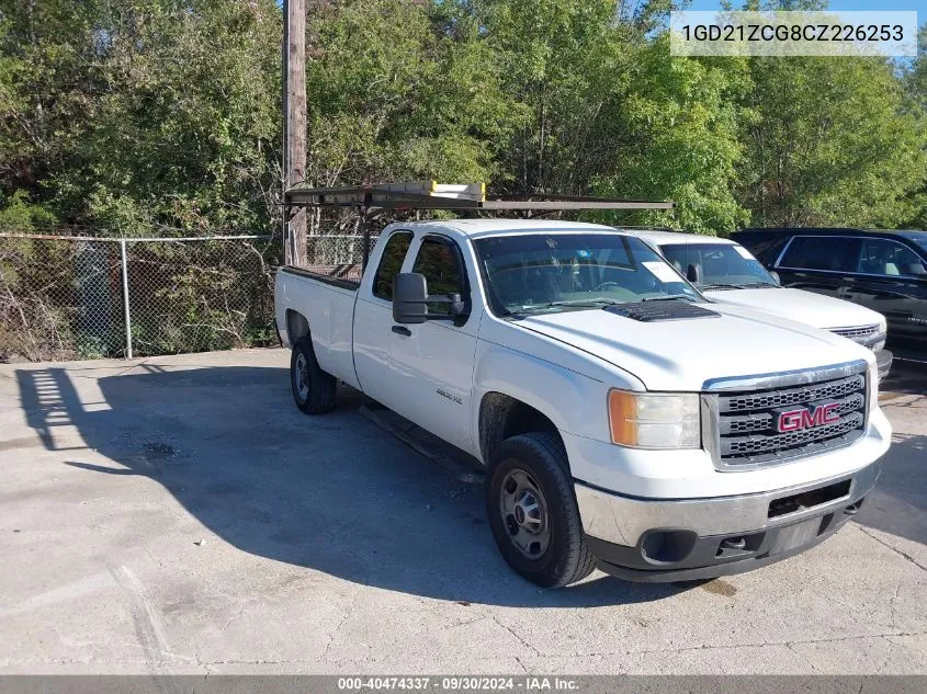 2012 GMC Sierra 2500Hd Work Truck VIN: 1GD21ZCG8CZ226253 Lot: 40474337