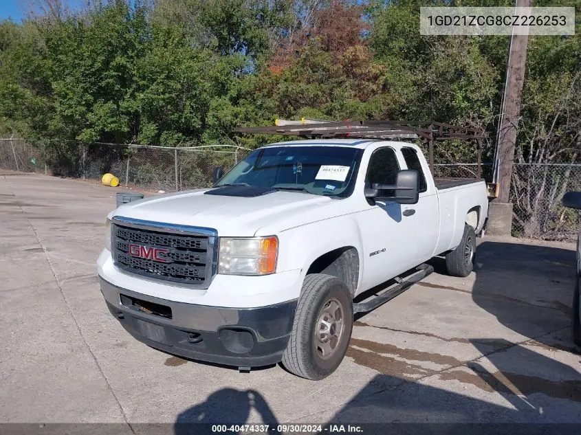 2012 GMC Sierra 2500Hd Work Truck VIN: 1GD21ZCG8CZ226253 Lot: 40474337