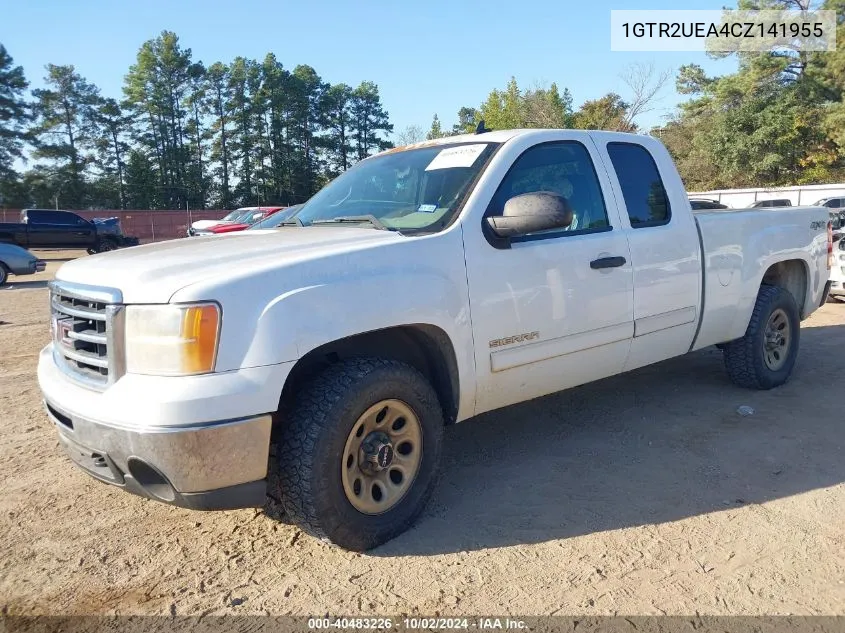 2012 GMC Sierra 1500 Sl VIN: 1GTR2UEA4CZ141955 Lot: 40483226