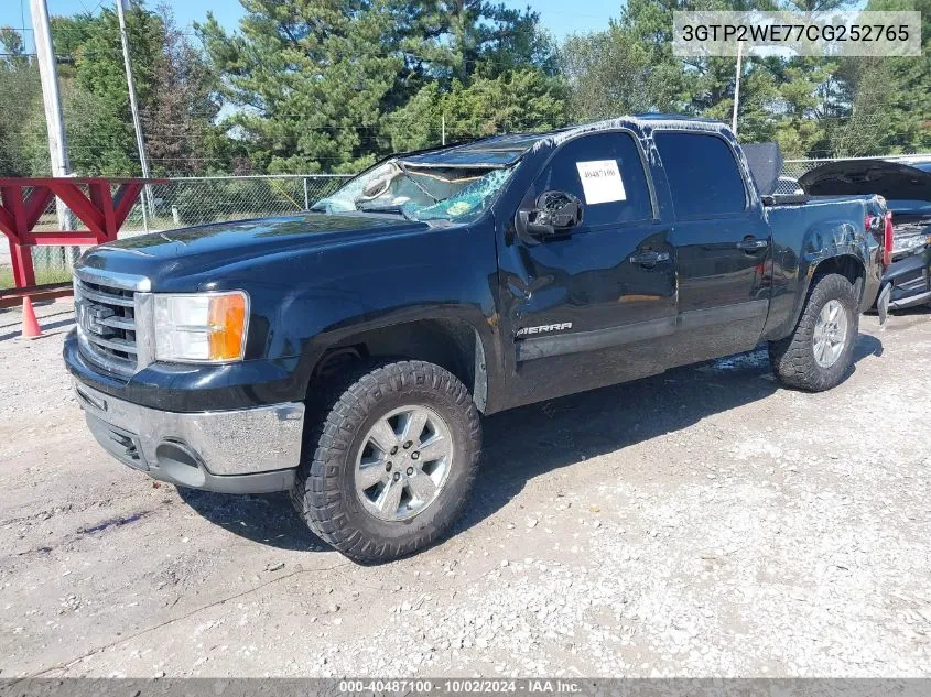 2012 GMC Sierra 1500 Slt VIN: 3GTP2WE77CG252765 Lot: 40487100