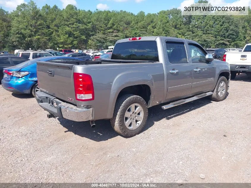 2012 GMC Sierra C1500 Slt VIN: 3GTP1WE07CG293824 Lot: 40487177