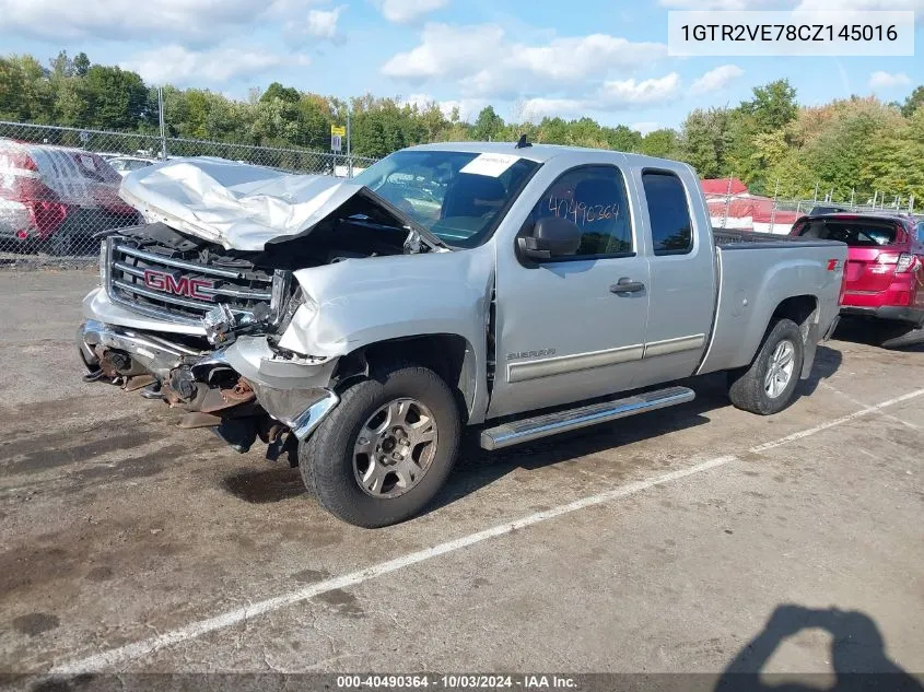 2012 GMC Sierra 1500 Sle VIN: 1GTR2VE78CZ145016 Lot: 40490364