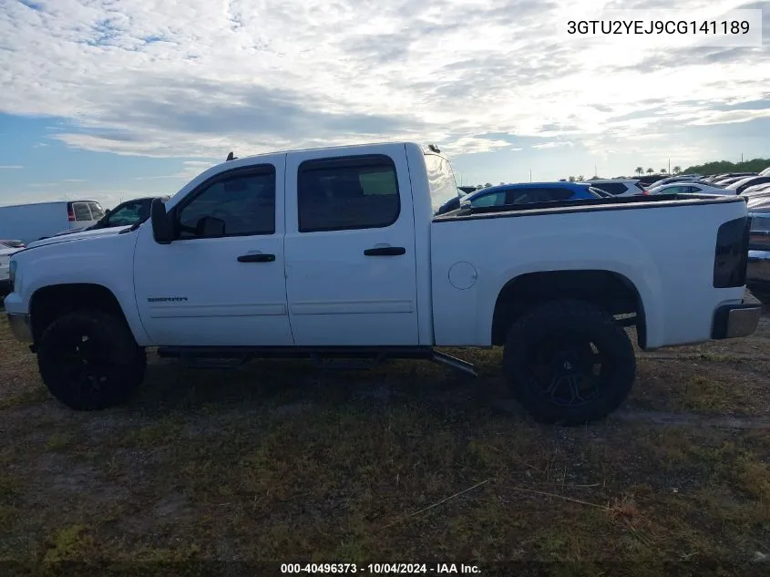 2012 GMC Sierra 1500 Hybrid 3Ha VIN: 3GTU2YEJ9CG141189 Lot: 40496373