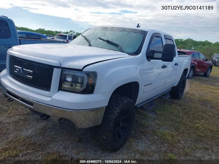 2012 GMC Sierra 1500 Hybrid 3Ha VIN: 3GTU2YEJ9CG141189 Lot: 40496373