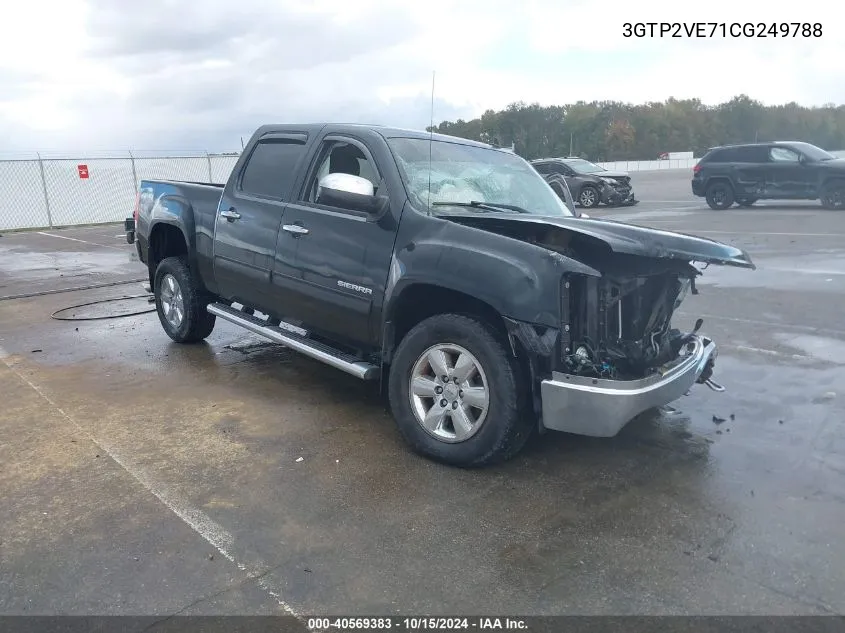 3GTP2VE71CG249788 2012 GMC Sierra 1500 Sle