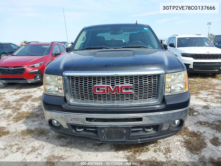 3GTP2VE78CG137666 2012 GMC Sierra K1500 Sle