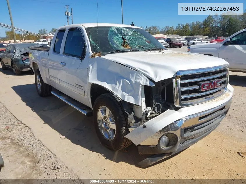 1GTR2VE74CZ267453 2012 GMC Sierra 1500 Sle