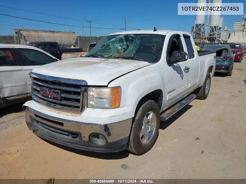 1GTR2VE74CZ267453 2012 GMC Sierra 1500 Sle