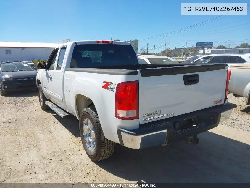 2012 GMC Sierra 1500 Sle VIN: 1GTR2VE74CZ267453 Lot: 40584499