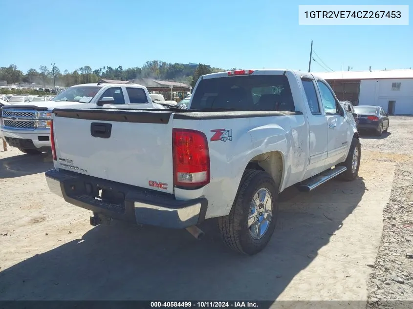 2012 GMC Sierra 1500 Sle VIN: 1GTR2VE74CZ267453 Lot: 40584499