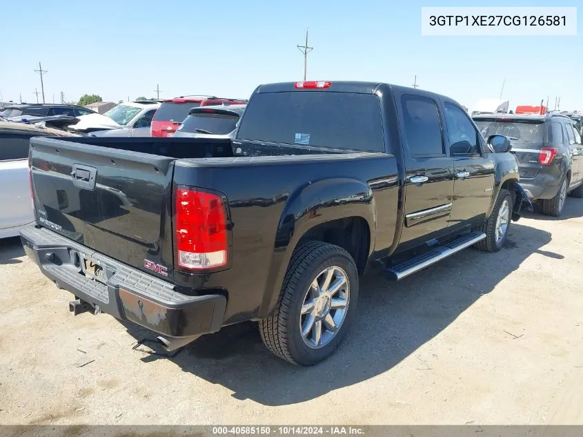 2012 GMC Sierra 1500 Denali VIN: 3GTP1XE27CG126581 Lot: 40585150