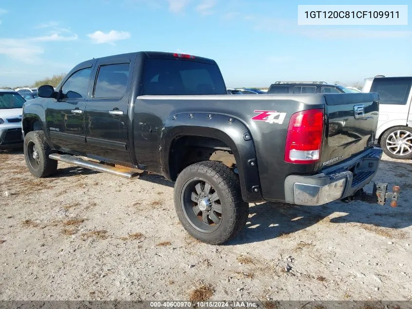 2012 GMC Sierra 2500Hd Sle VIN: 1GT120C81CF109911 Lot: 40600970