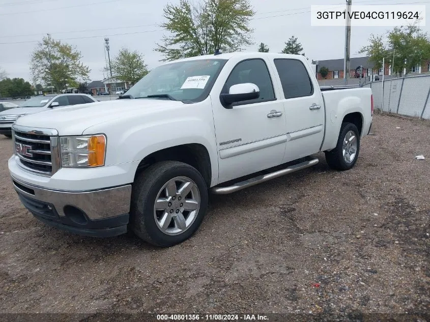 3GTP1VE04CG119624 2012 GMC Sierra 1500 Sle