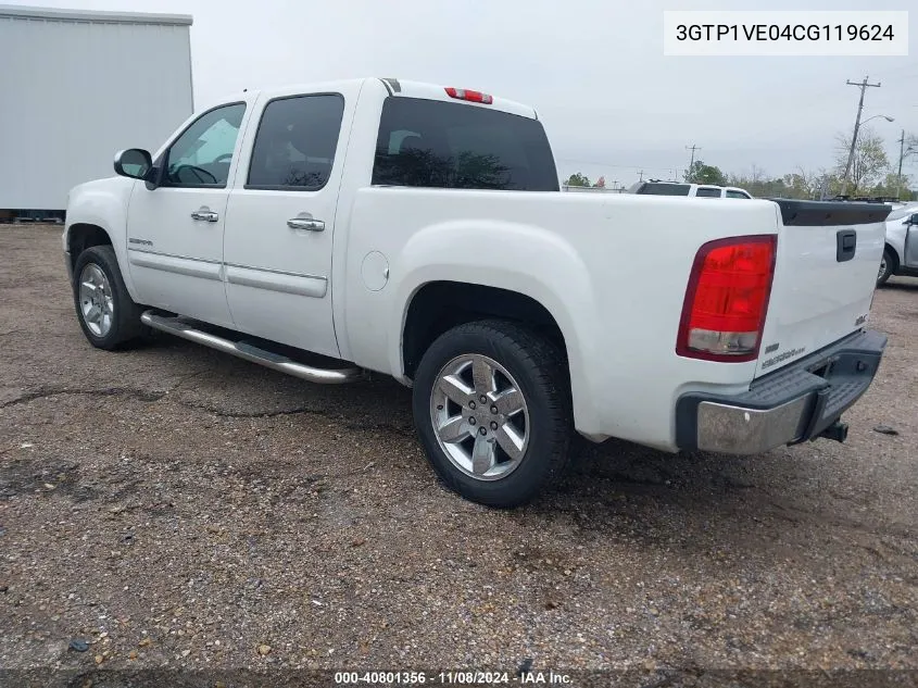 3GTP1VE04CG119624 2012 GMC Sierra 1500 Sle