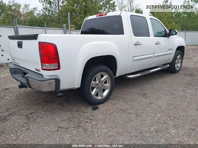 3GTP1VE04CG119624 2012 GMC Sierra 1500 Sle