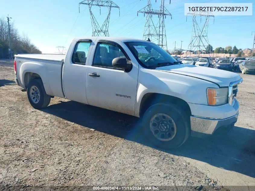 2012 GMC Sierra 1500 Work Truck VIN: 1GTR2TE79CZ287217 Lot: 40803474