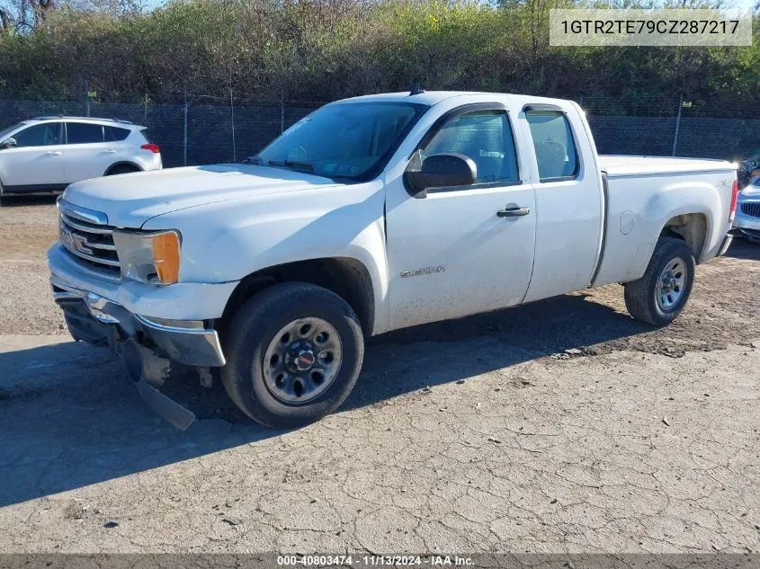 2012 GMC Sierra 1500 Work Truck VIN: 1GTR2TE79CZ287217 Lot: 40803474