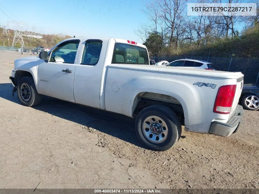 2012 GMC Sierra 1500 Work Truck VIN: 1GTR2TE79CZ287217 Lot: 40803474