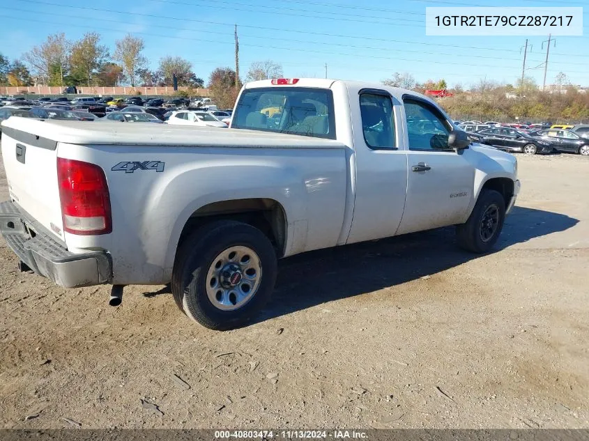 2012 GMC Sierra 1500 Work Truck VIN: 1GTR2TE79CZ287217 Lot: 40803474