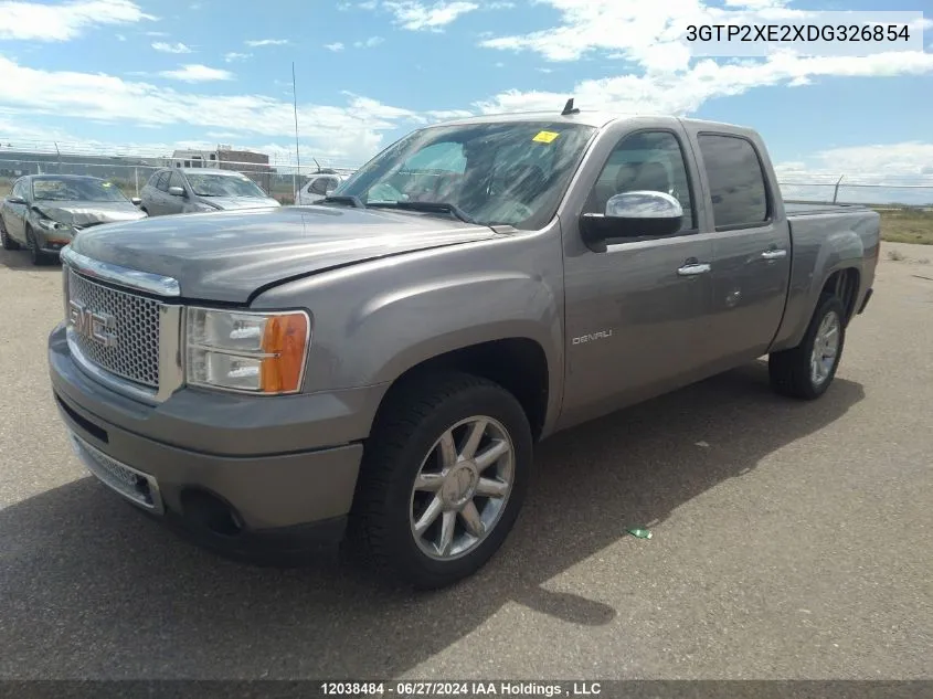 2013 GMC Sierra 1500 VIN: 3GTP2XE2XDG326854 Lot: 12038484