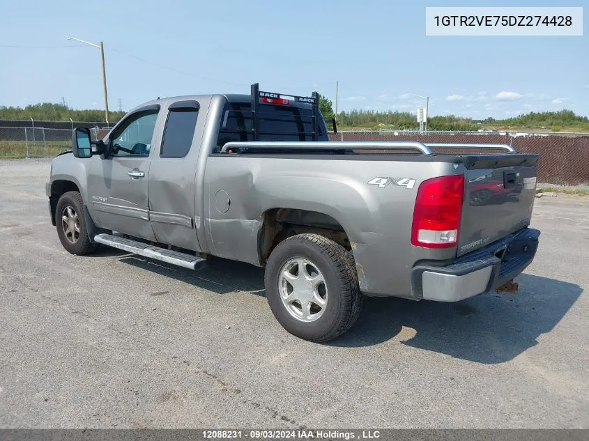 2013 GMC Sierra 1500 VIN: 1GTR2VE75DZ274428 Lot: 12088231