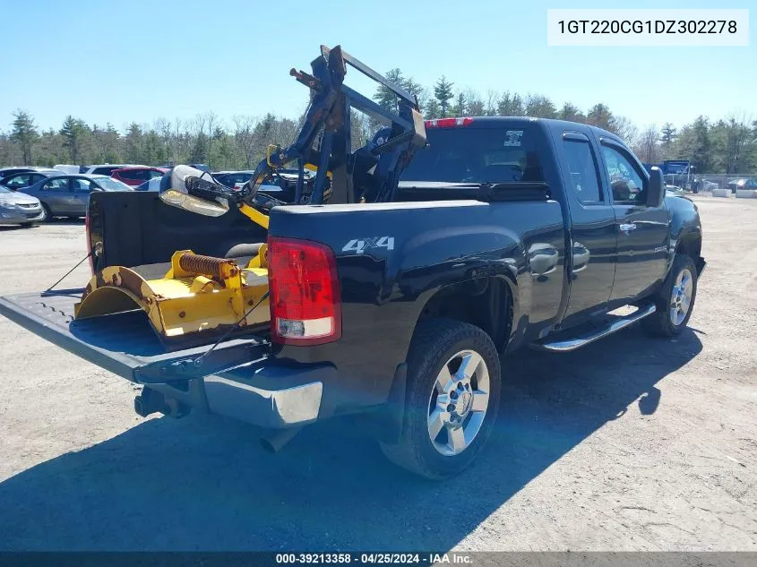 2013 GMC Sierra 2500Hd Sle VIN: 1GT220CG1DZ302278 Lot: 39260298