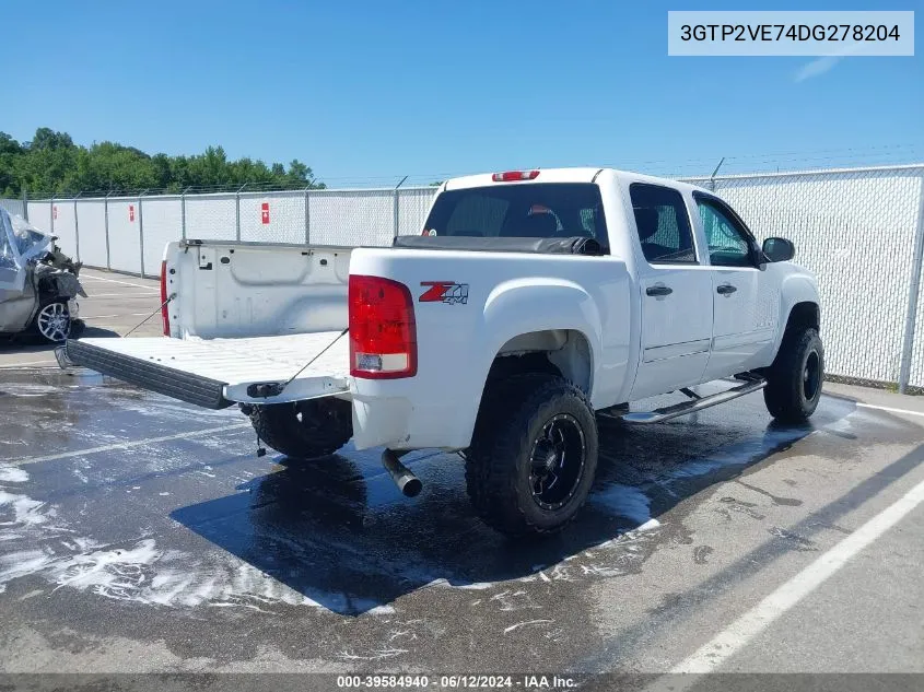 2013 GMC Sierra 1500 Sle VIN: 3GTP2VE74DG278204 Lot: 39584940