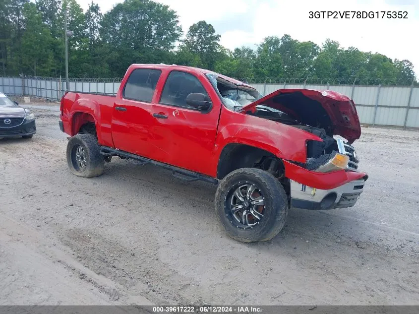 2013 GMC Sierra 1500 Sle VIN: 3GTP2VE78DG175352 Lot: 39617222