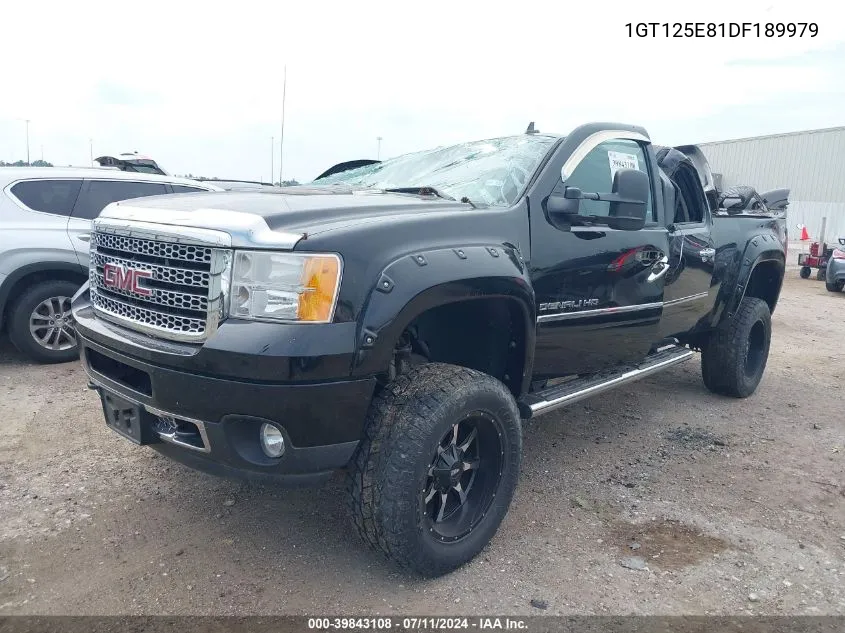 2013 GMC Sierra 2500Hd Denali VIN: 1GT125E81DF189979 Lot: 39843108